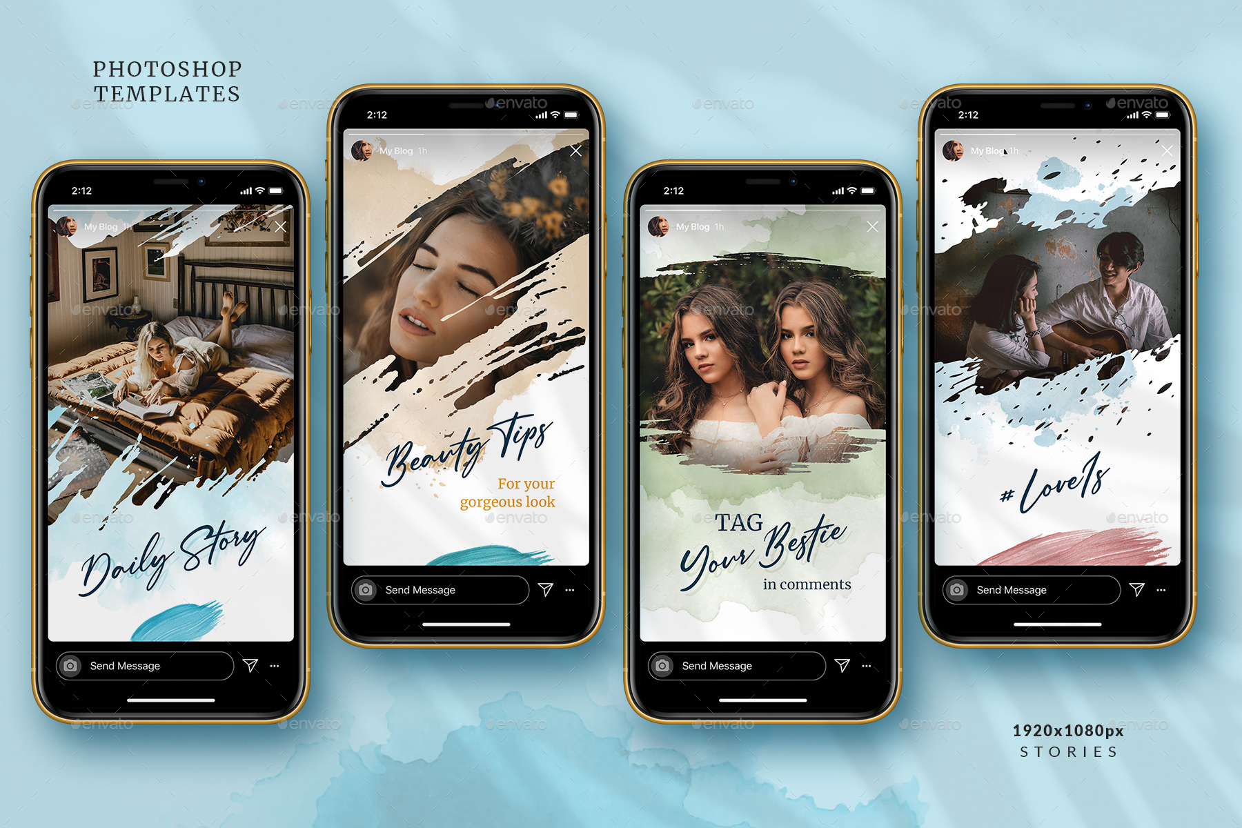 Splash Instagram Stories,  Elements GraphicRiver